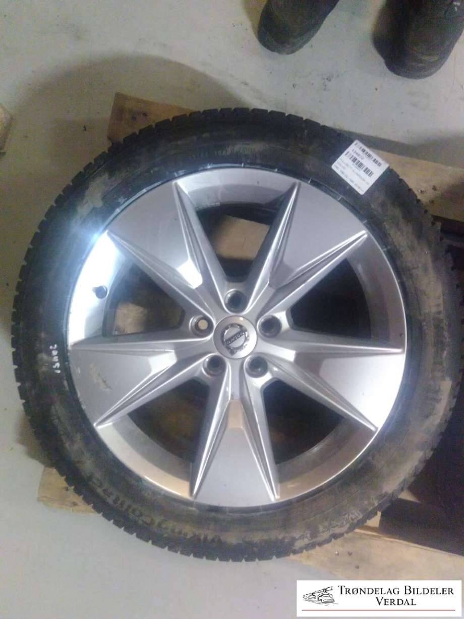 Hjulsett aluminium vinter til Volvo V90 / V90 CC / S90 2016-->>  (CONTINETAL VIKING 7|215/55R18|DOT: 0919|DYBDE: 7MM)