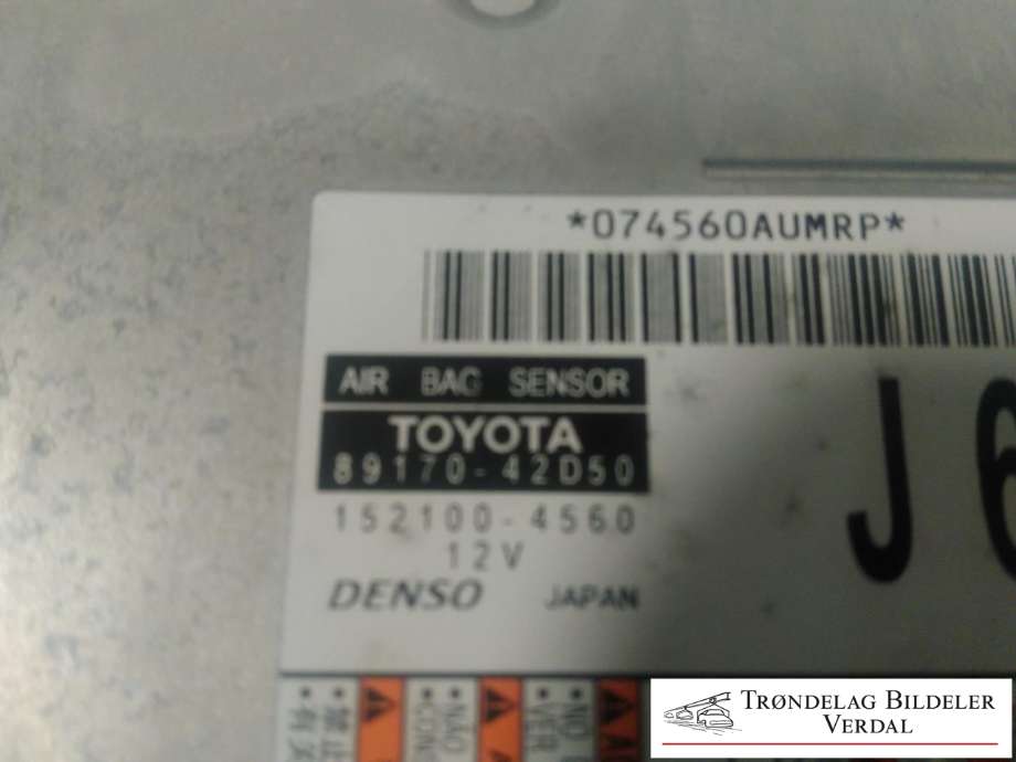 Airbag elektronikk til Toyota RAV4 2019-->> (Type V) (TOYOTA/ DENSO|8917042D50|)