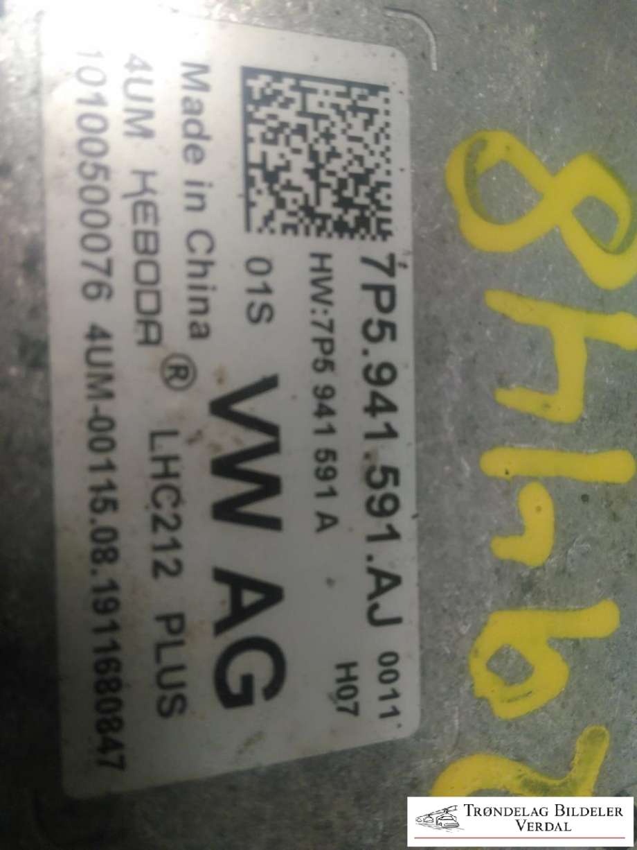 Styreenhet xenon/ballast til VW e-Golf 2017-2020 (Fase 2) (7P5941591AJ|)