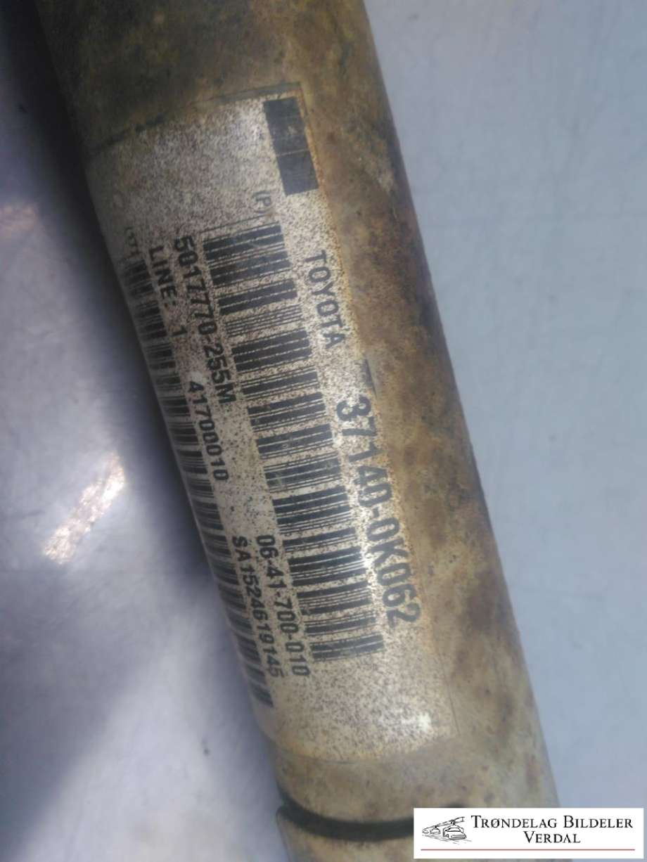 Mellomaksel fremre til Toyota Hilux 2012-2016  (371400K062|)