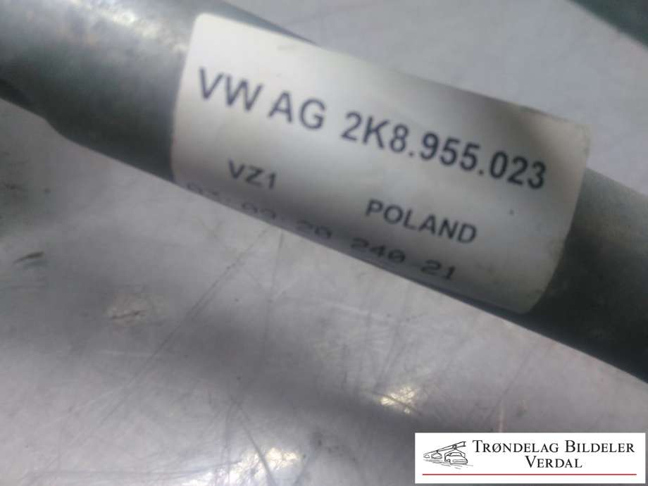 Viskermotor frontrute komplett m/overføring til VW Caddy 2020-->> (Type IV)  (2K8955023|2K8955113|)