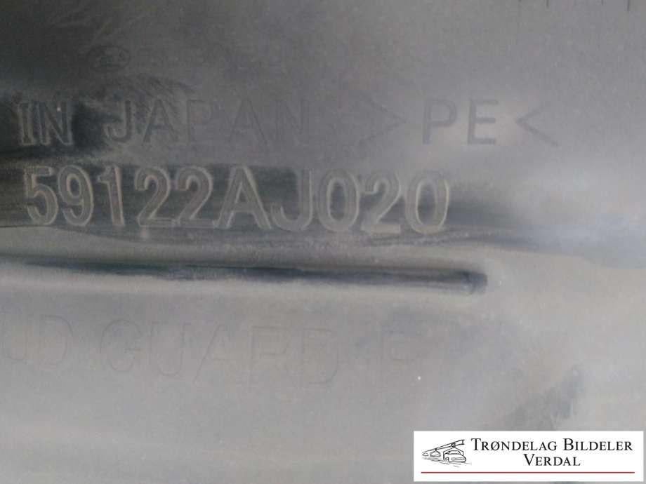 Skjerm locari høyre bak til Subaru Outback 2009-2014 (Type IV) (59122AJ020|)