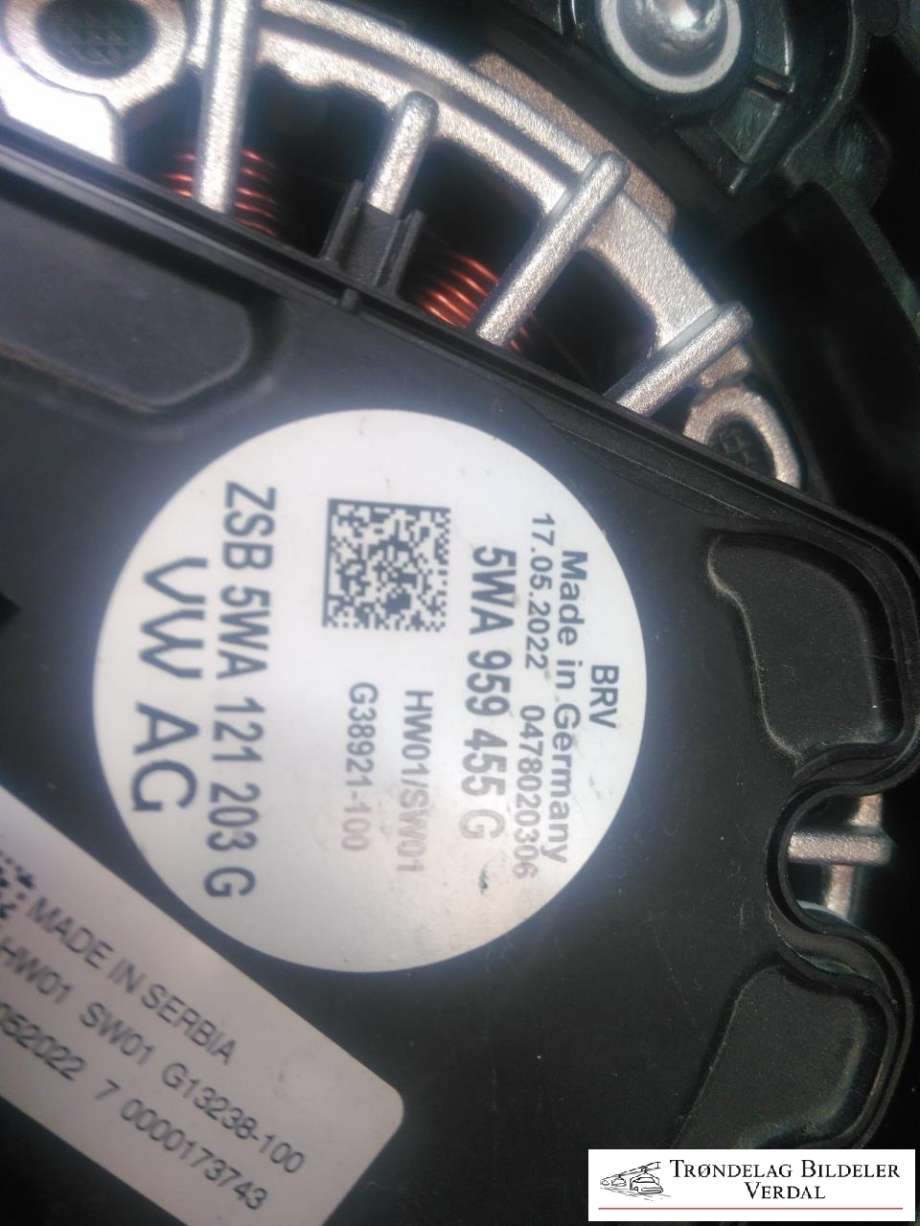 Kjølevifte elektrisk til VW Caddy 2020-->> (Type IV)  (5WA121205G|)