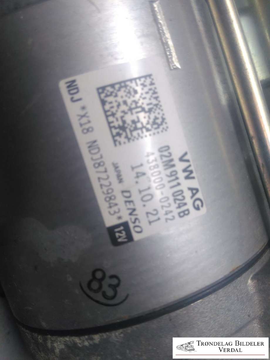 Starter diesel til VW Caddy 2020-->> (Type IV)  (02M911024B|)