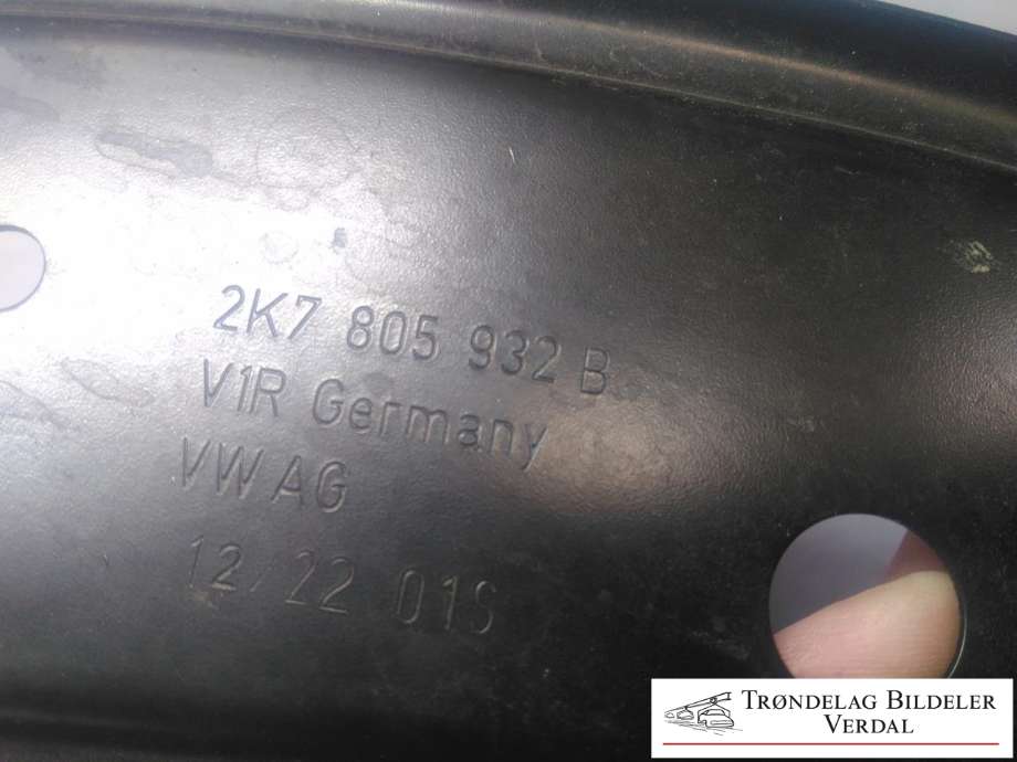 Frontplate øvre til VW Caddy 2020-->> (Type IV)  (2K7805932B|)