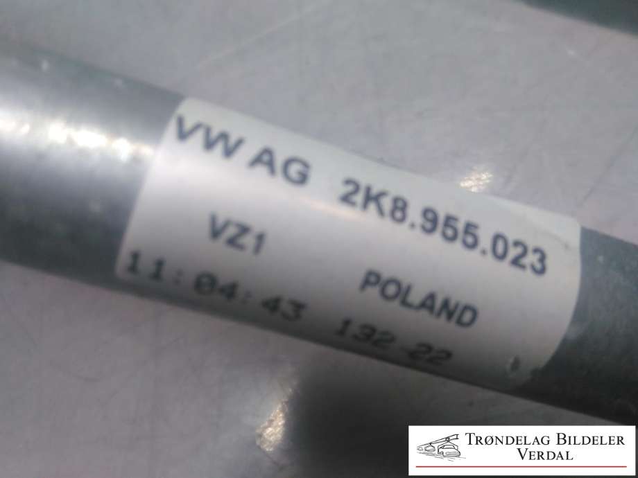 Viskermotor frontrute komplett m/overføring til VW Caddy 2020-->> (Type IV) (2K8955023|2K8955113|)