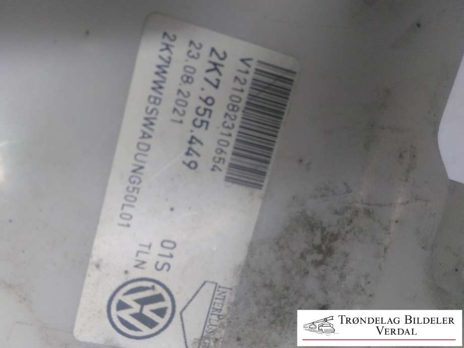 Spylertank til VW Caddy 2020-->> (Type IV)  (2K7955449|)