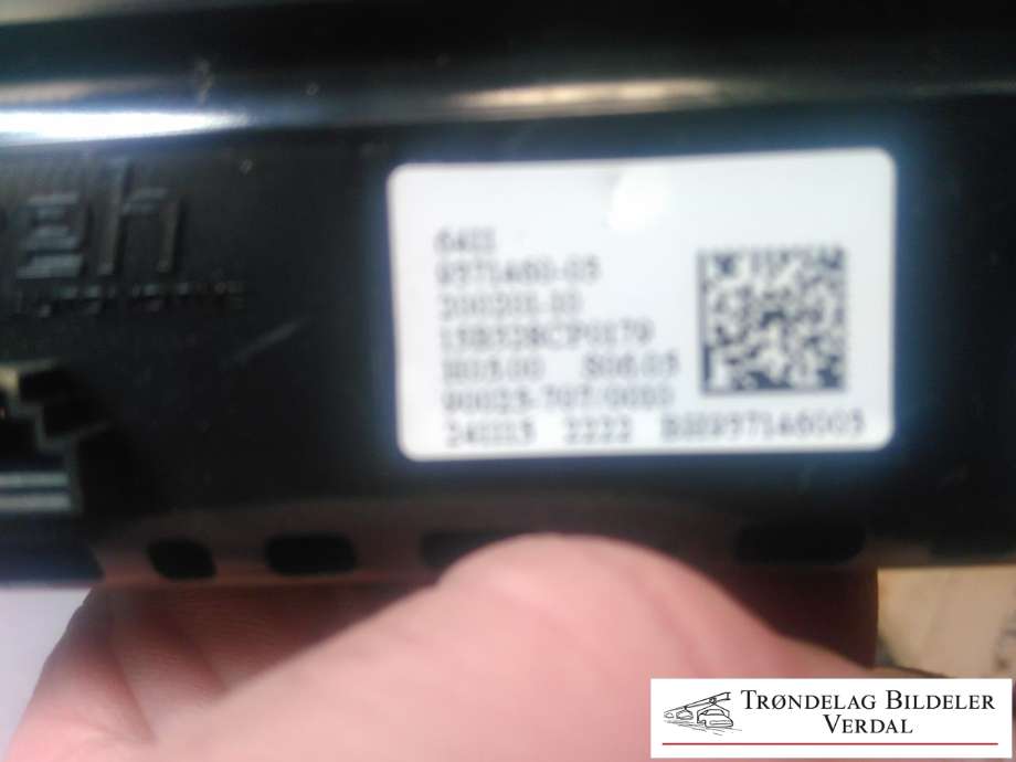Varmeapparat betjening til BMW 2-Serie 2014-2021 (F22/F23) (F22/F23) (6411937146003|)