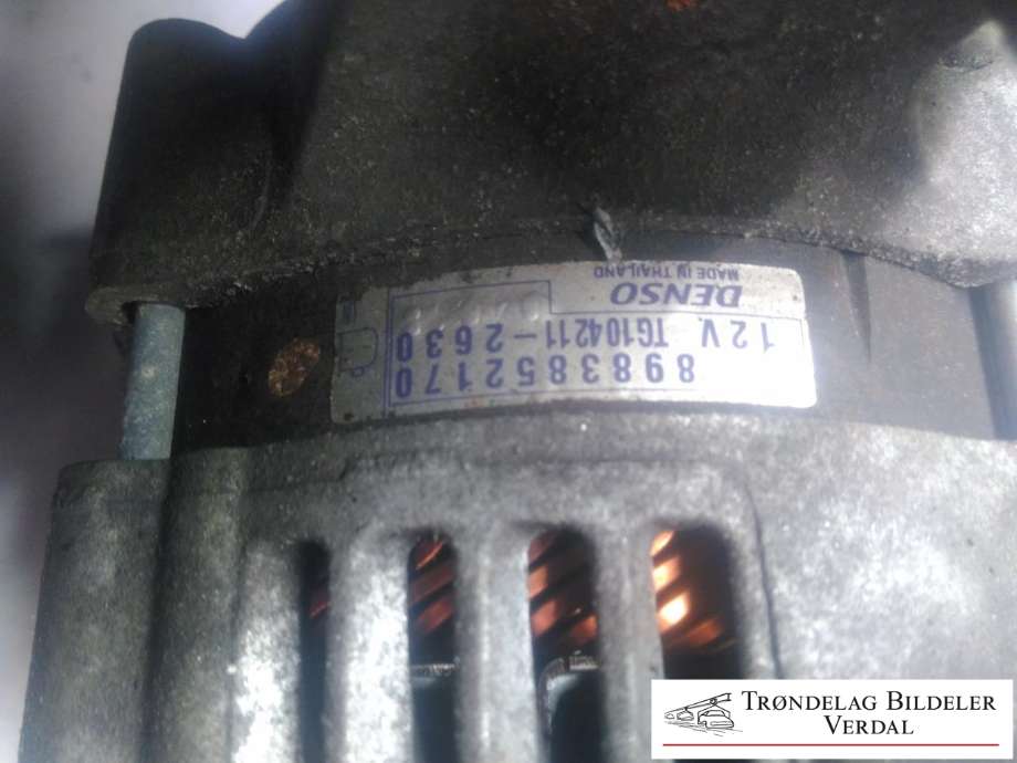 Dynamo diesel til Isuzu D-Max 2017-2020 (Type II, Fase 2) (8983852170|)