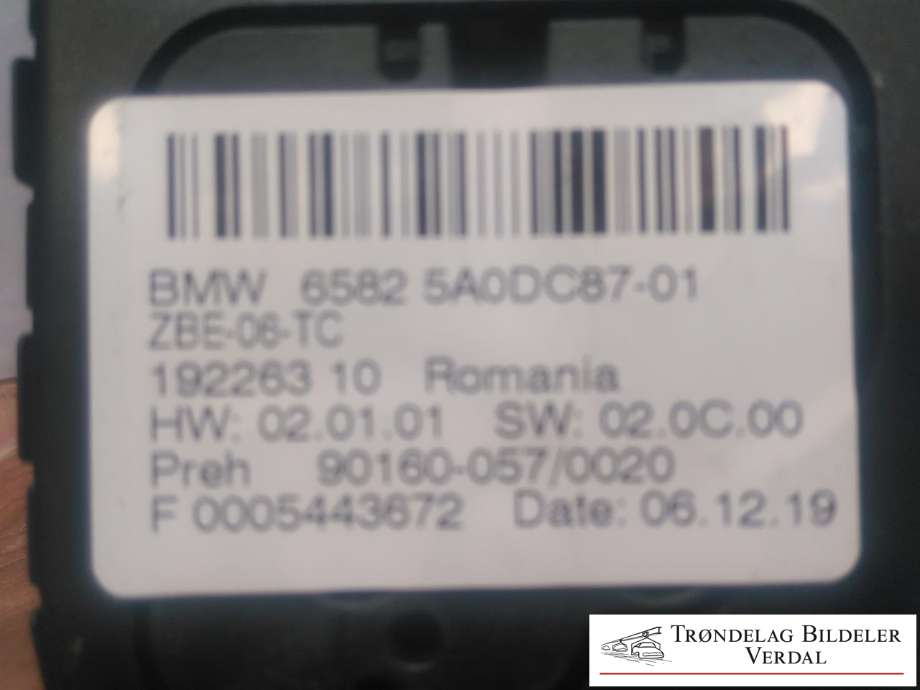 Bilstereo navigasjon betjeningspanel til BMW X3 2017-->> (G01) (G01) (65825A0DC87|)