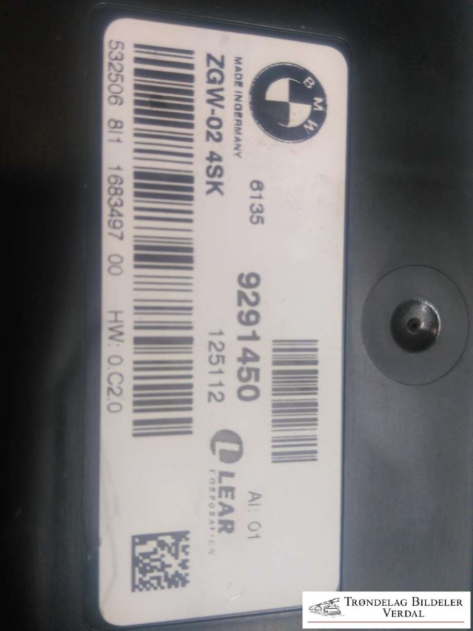Styreenhet diverse til BMW 5-Serie 2010-2017 (F10/F11) (F10/F11) (61359291450|)