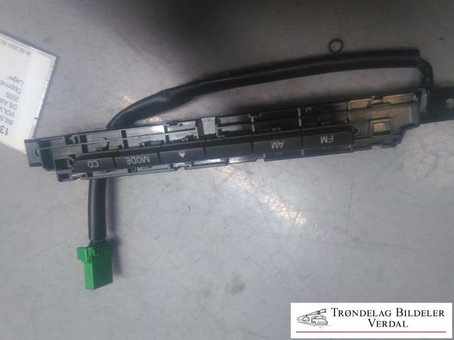 Bilstereo betjeningspanel til Volvo XC60, 2008-2013 (Type I, Fase 1)  (31300019)