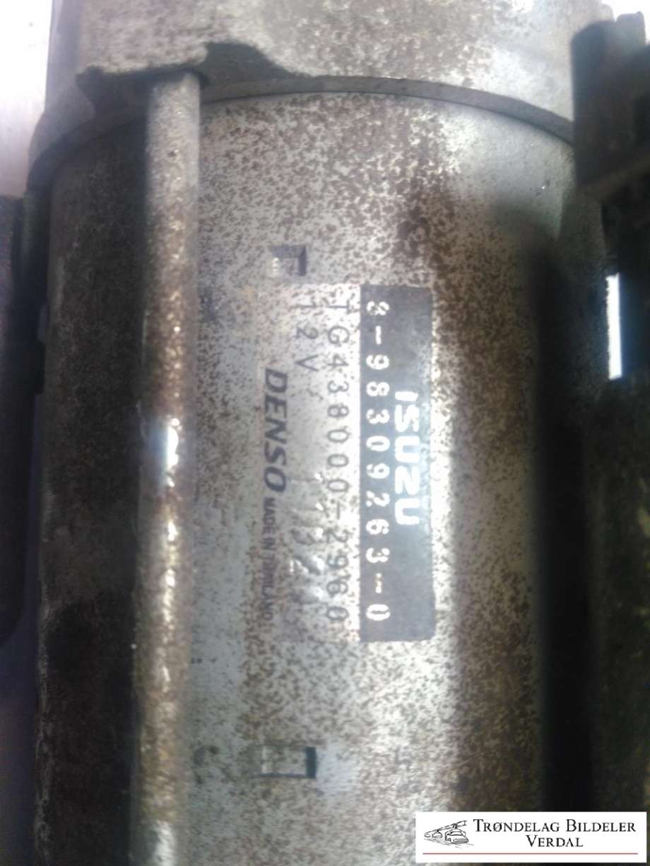 Starter diesel til Isuzu D-Max 2021-->> (Type III)  (8983092630|)