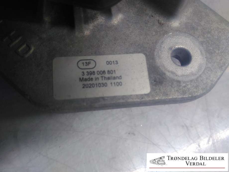 Viskermotor frontrute komplett m/overføring til Isuzu D-Max 2021-->> (Type III)  (3397022108|3398006801|3398011168)