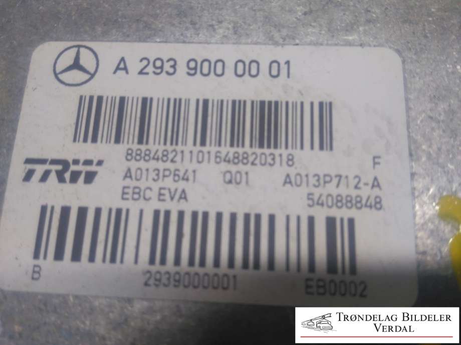 ABS sentral til Mercedes EQC 2019-->> (2939000001||P/N)