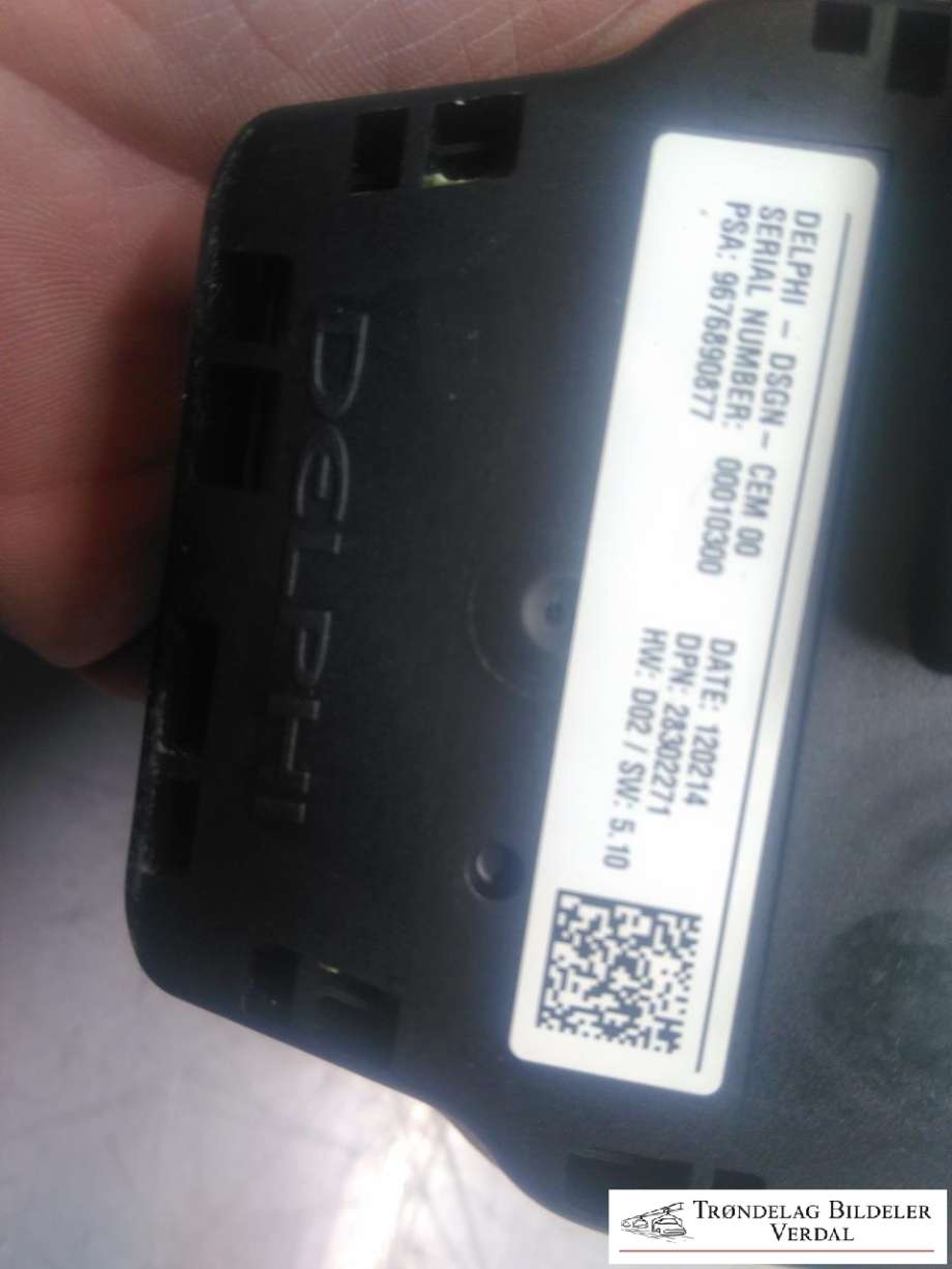 Bilstereo navigasjon betjeningspanel til Peugeot 508 2011-2014 (Type I, Fase 1) (967680877|)