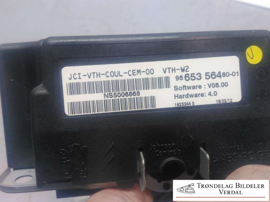 Instrument head-up display (HUD) til Peugeot 508 2011-2014 (Type I, Fase 1) (969535648001|)