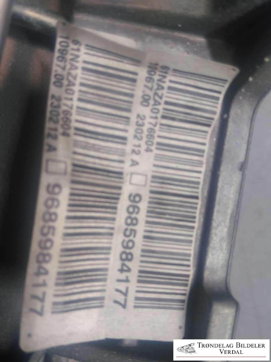 Rattaksel til Peugeot 508 2011-2014 (Type I, Fase 1)  (9673759980|9685984177|)