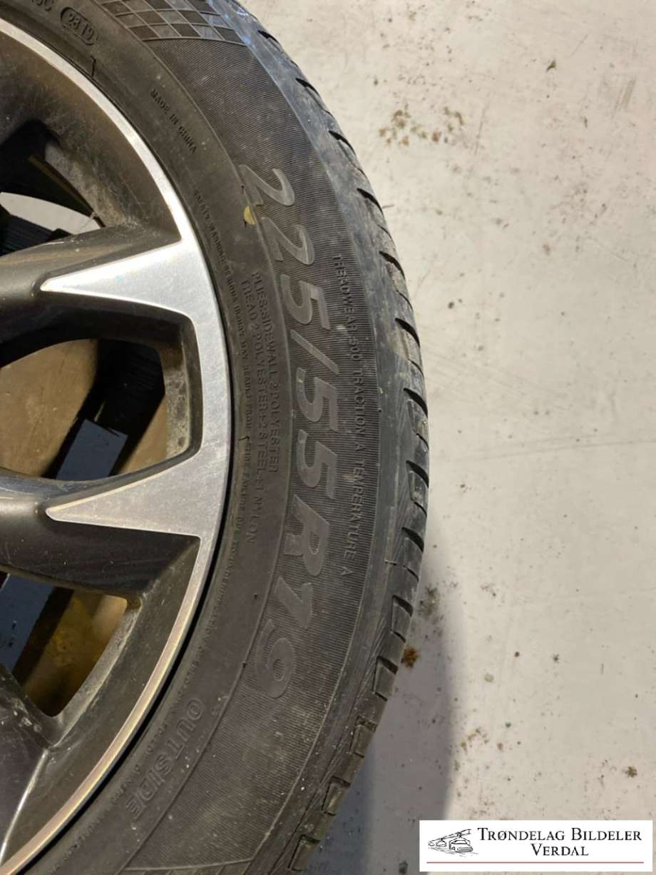 Hjulsett aluminium sommer til Mazda CX-5 2012-2017 (Type I) (LANDSAIL|225/55R19|DOT 2019|DYBDE: 6|5MM)