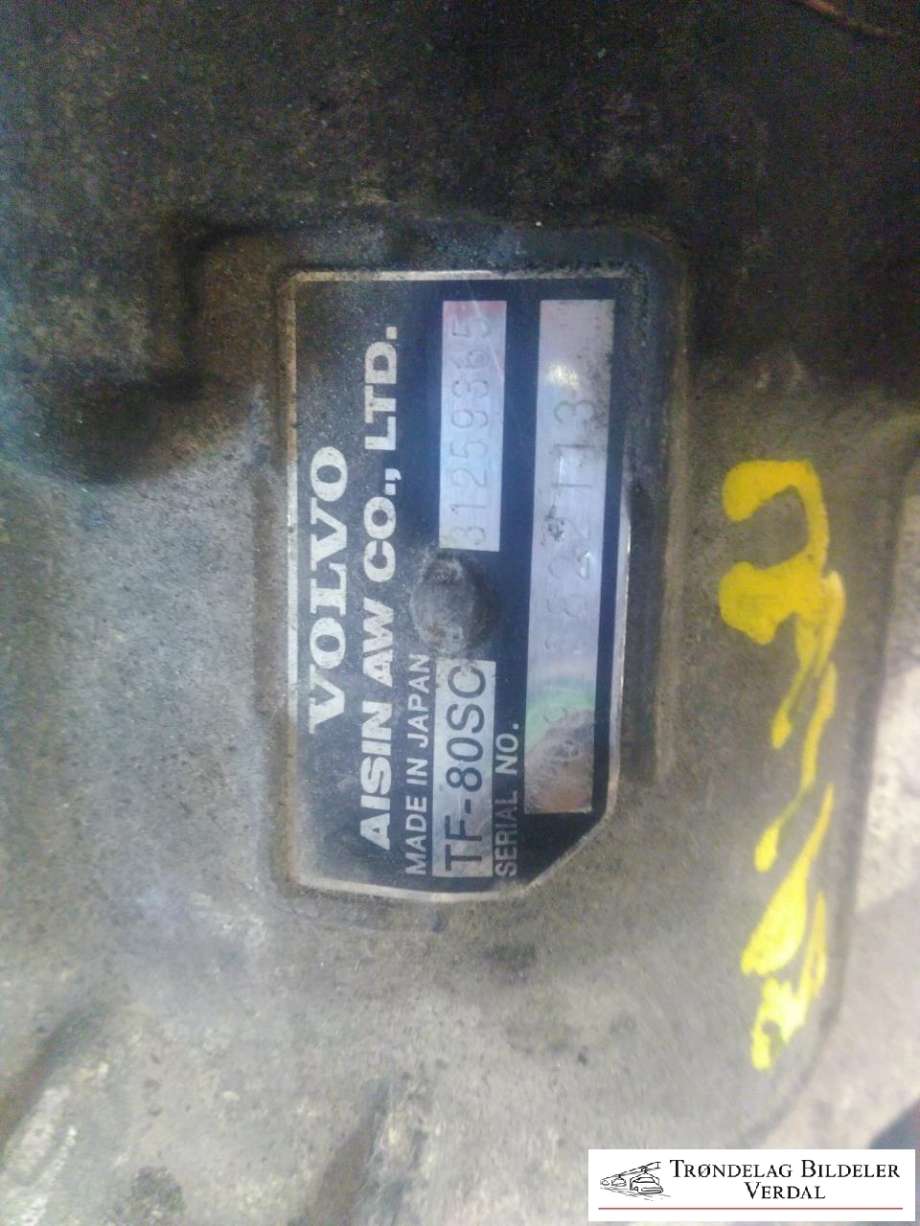 Girkasse automat til Volvo XC70 2008-2013 (Type II, Fase 1) (31259365||P/N)