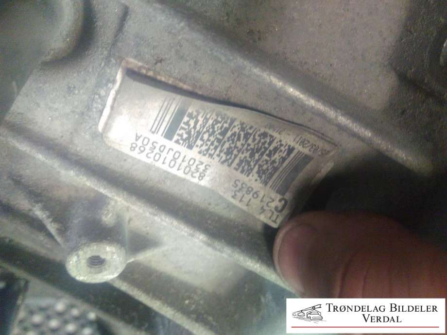 Girkasse manuell til Nissan Qashqai 2010-2014 (Type I, Fase 2)  (8201010268|C219835|TL4113)