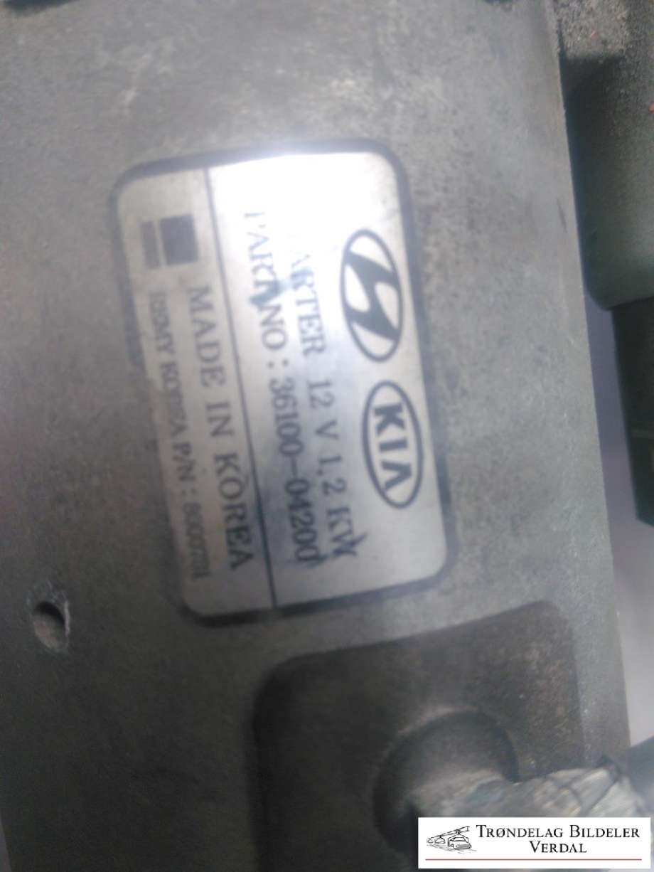 Starter til Hyundai i20 2015-2020 (Type II)  (3610004200||P/N)