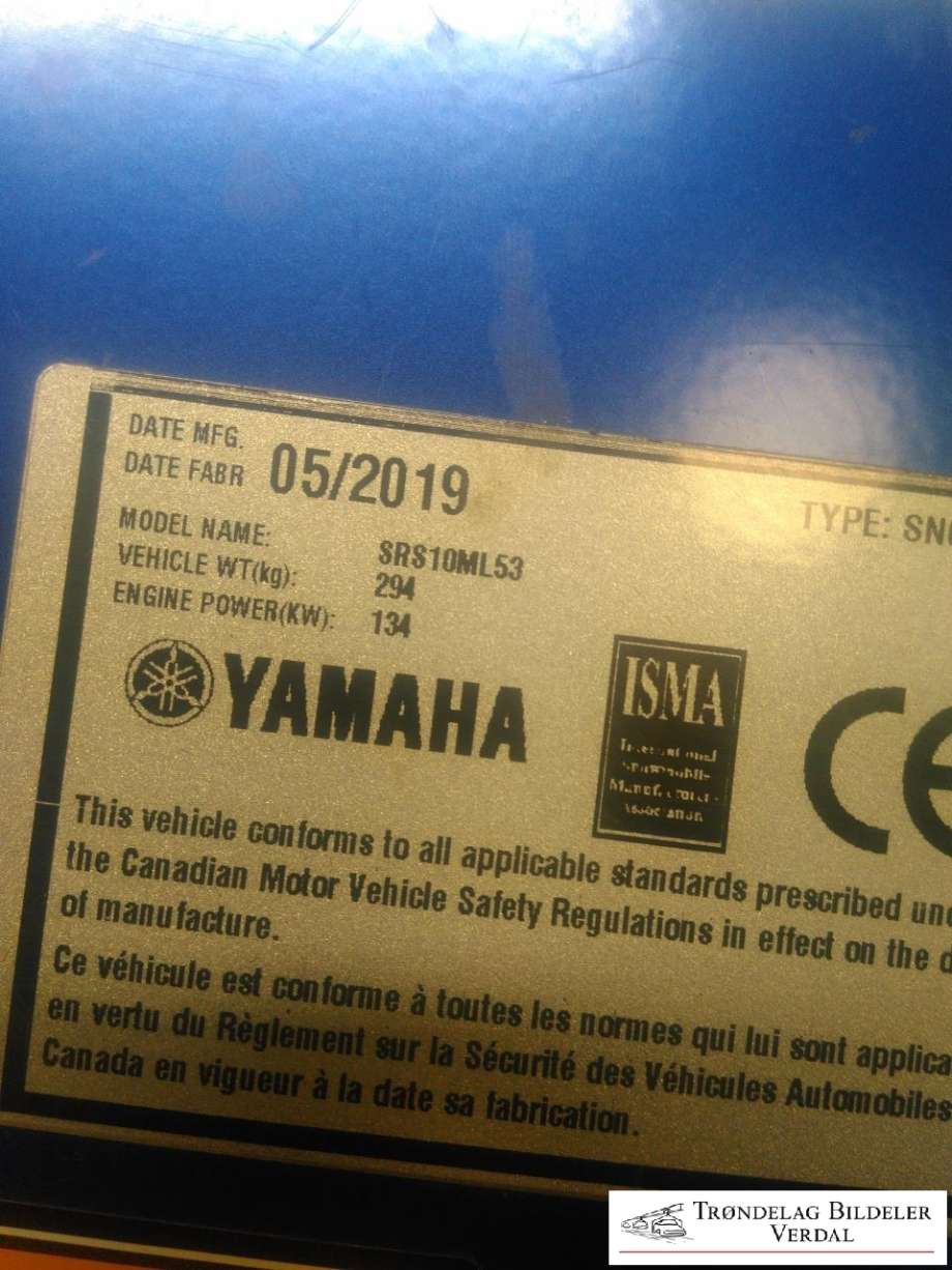 Ramme til Snøscooter Yamaha øvrige 0-->> (|P/N)