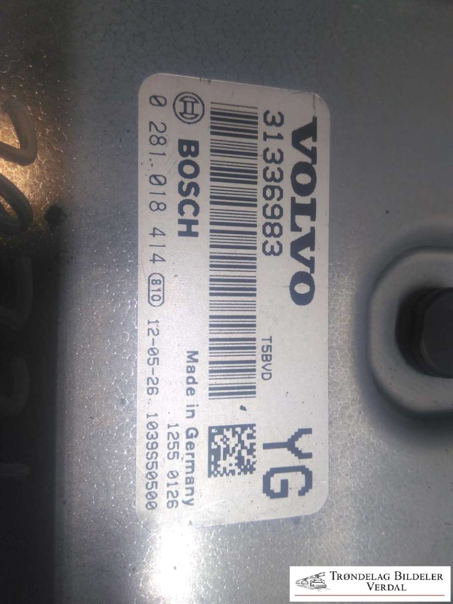 Styreenhet motor til Volvo XC70 2008-2013 (Type II, Fase 1) (31336983|)