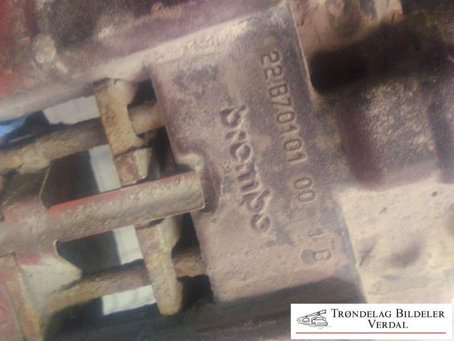 Bremsecaliper venstre bak, elektrisk til Tesla Model S 2013-2016 (Fase 1) (22870101001B|)