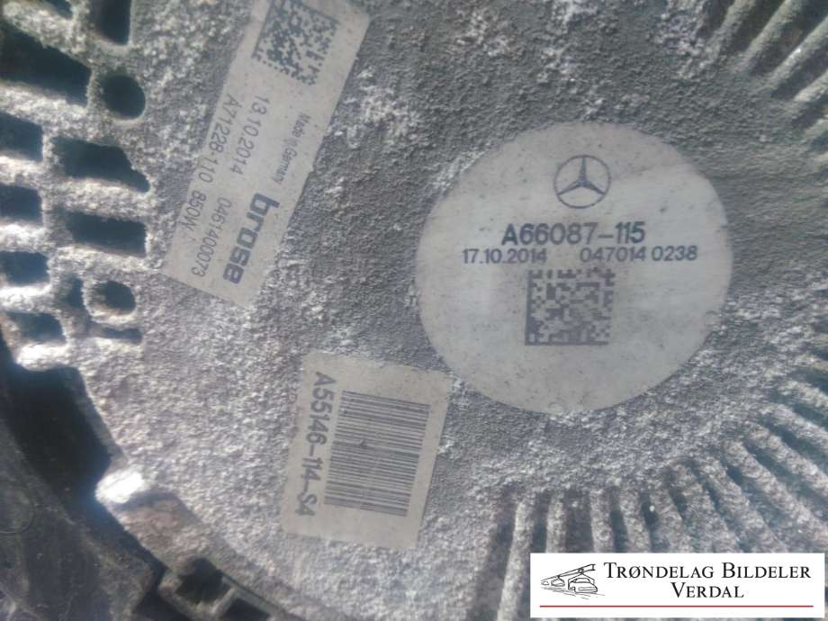 Kjølevifte elektrisk til Mercedes ML 2011-2015 (Fase 1) (W166) (W166) (A0999064000|)
