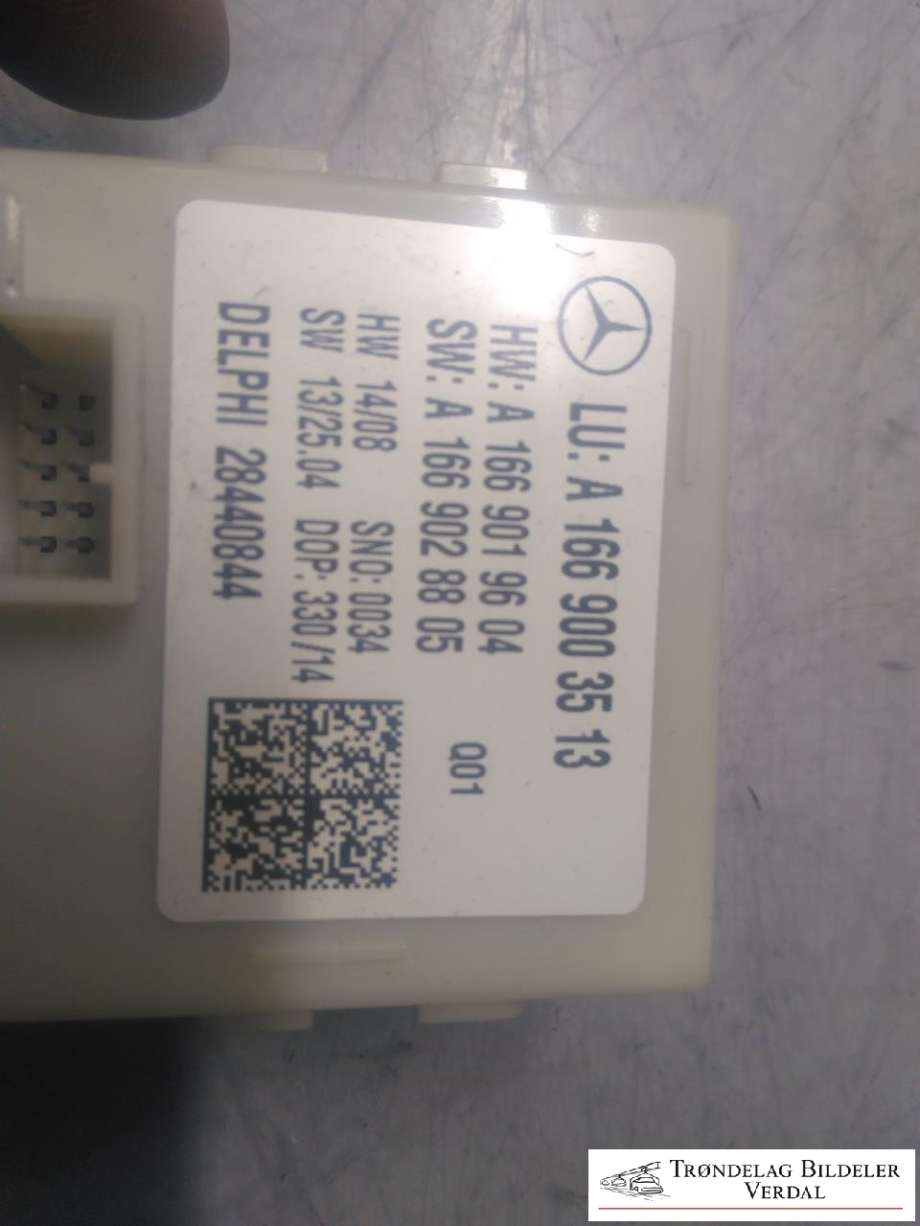 Styreenhet diverse til Mercedes ML 2011-2015 (Fase 1) (W166) (W166) (1669003513|)