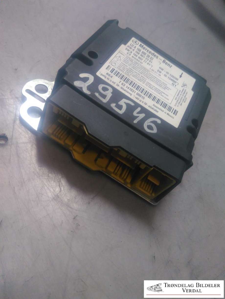 Airbag elektronikk til Mercedes ML, 2011-2015 (Fase 1) (W166) (W166) (A1669003903)