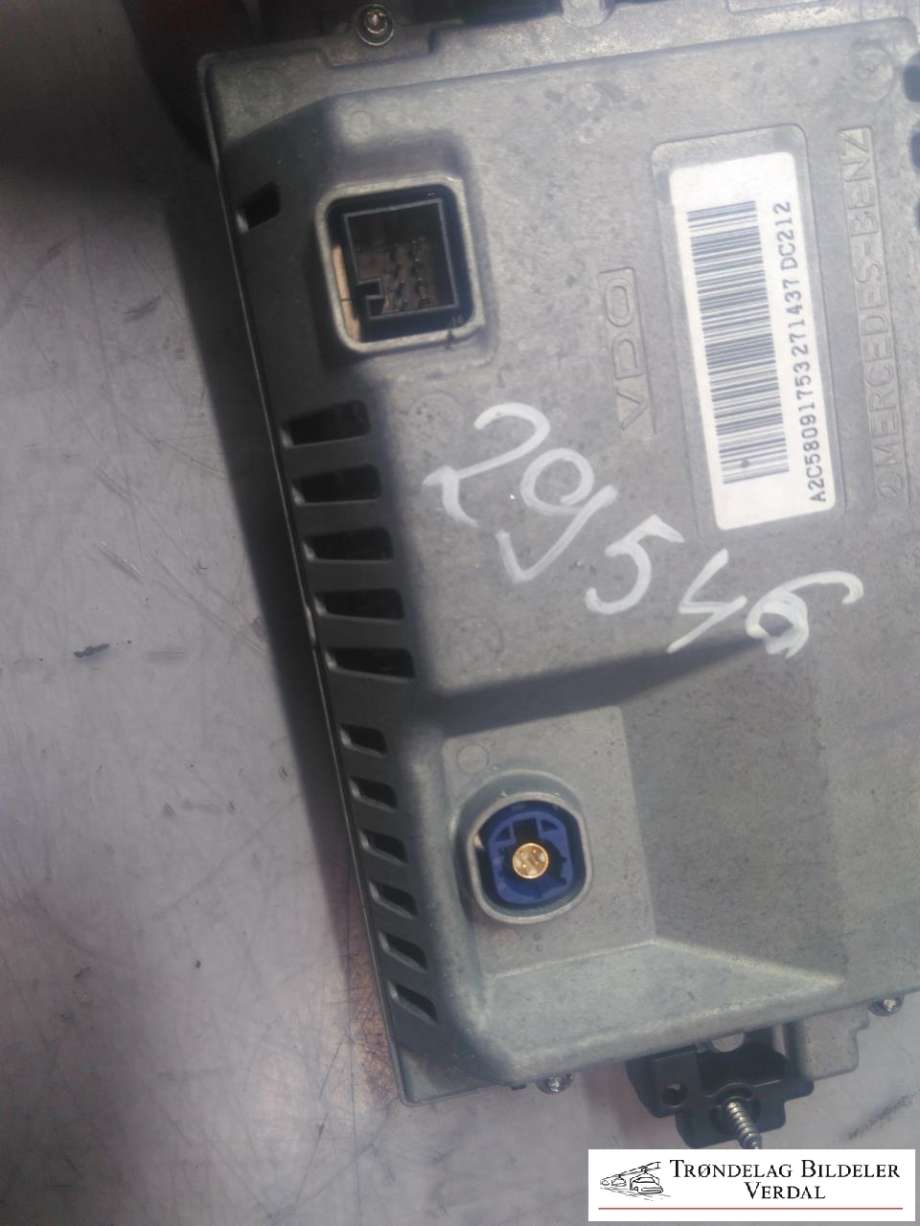 Bilstereo navigasjon skjerm til Mercedes ML 2011-2015 (Fase 1) (W166) (W166) (A1729003904|A1729011302|)