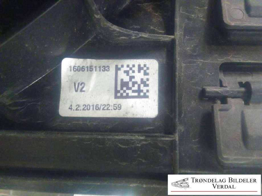 Kjølevifte elektrisk til Audi A3 2016-2020 (Type III, Fase 2)  (5Q0121203DG|)