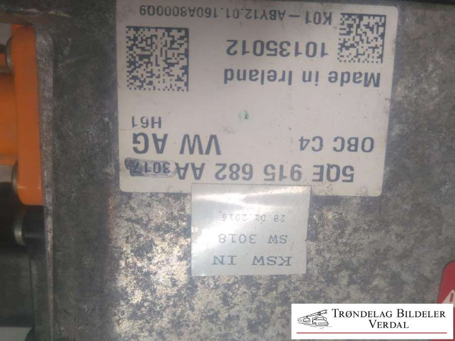 Batterilader (OBC - On Board Charger) til Audi A3 2016-2020 (Type III, Fase 2) (5Q0915682AA|)