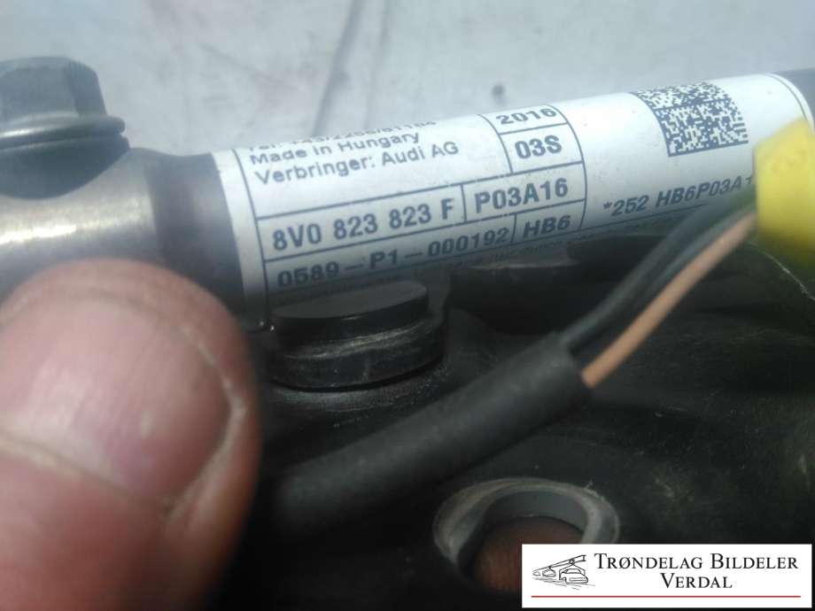 Panserhengsler til Audi A3 2016-2020 (Type III, Fase 2)  (8V0823823F|8V0823302F|)