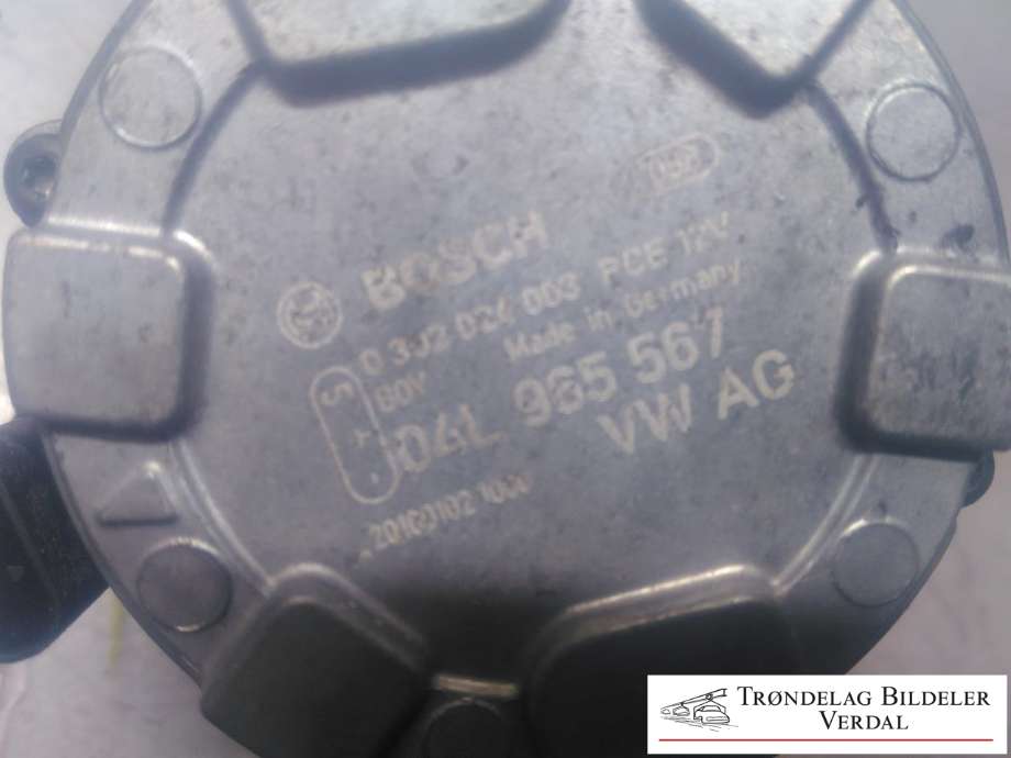 Sirkulasjonspumpe til Audi A3 2016-2020 (Type III, Fase 2)  (04L965567|)