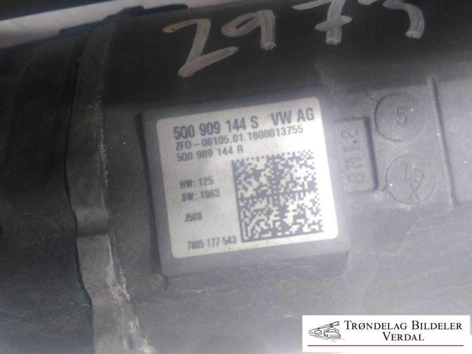 Tannstang til Audi A3 2016-2020 (Type III, Fase 2)  (5Q0909144S|5Q1423051AP|)