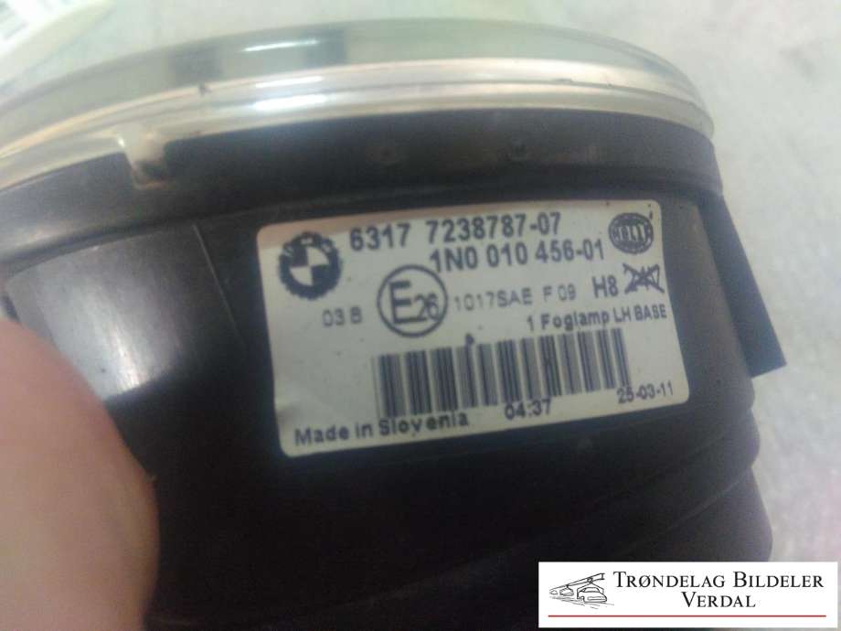 Tåkelykt høyre foran til BMW X3 2010-2017 (F25) (F25) (6317723878807|)