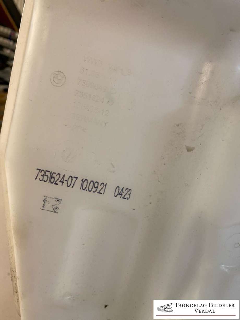 Spylertank til BMW X1 2015-2022 (F48) (F48) (61667369649|7351624|61667301629)