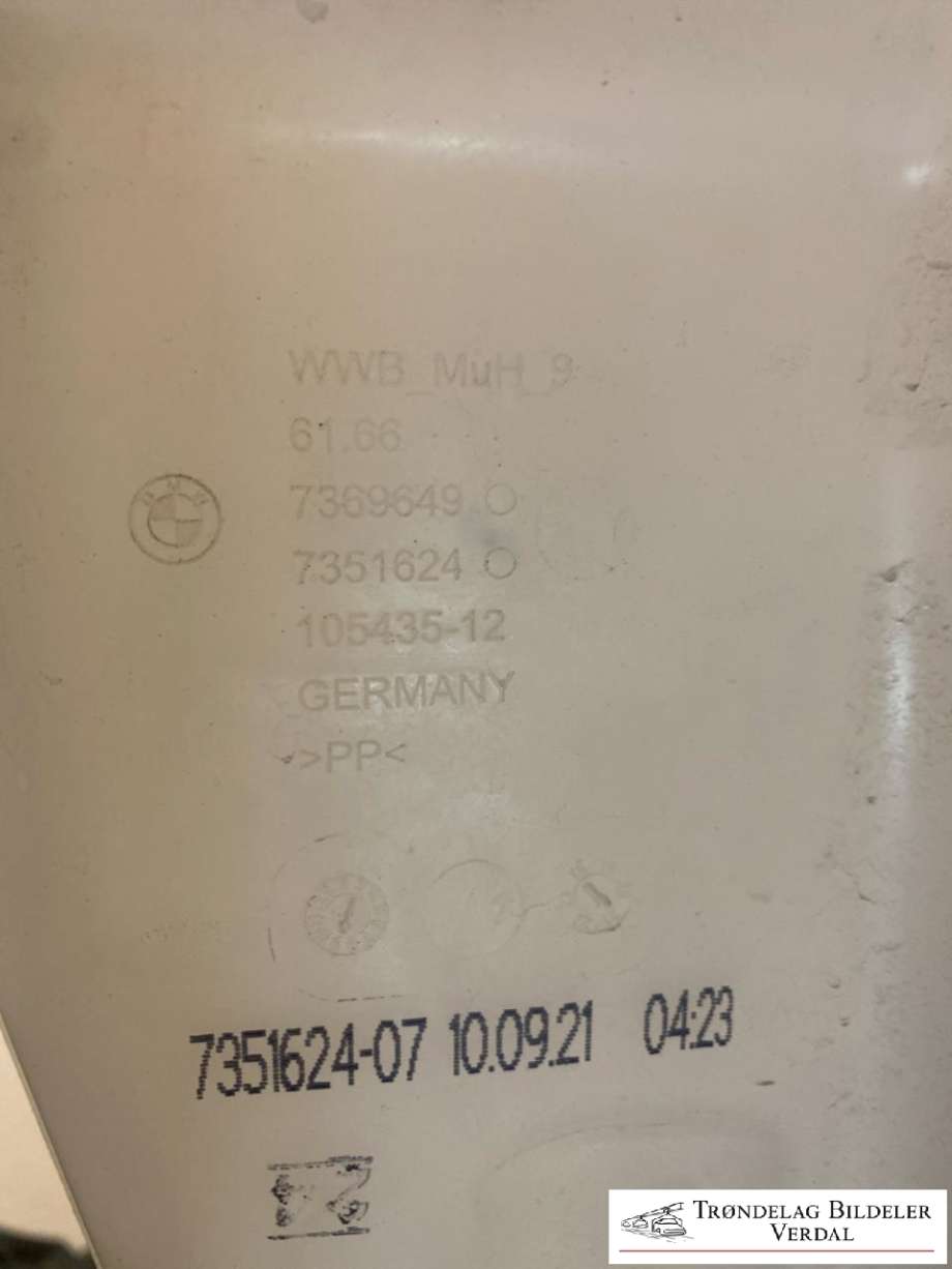 Spylertank til BMW X1 2015-2022 (F48) (F48) (61667369649|7351624|61667301629)