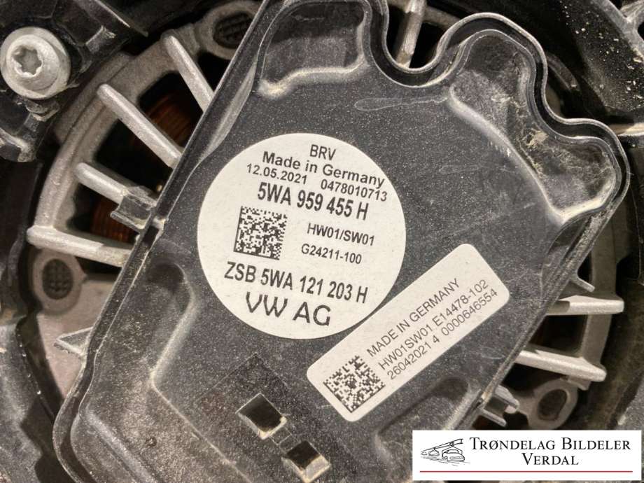 Kjølevifte elektrisk til VW Caddy 2020-->> (Type IV) (5WA121203H|L2K000395D|5WA121205)