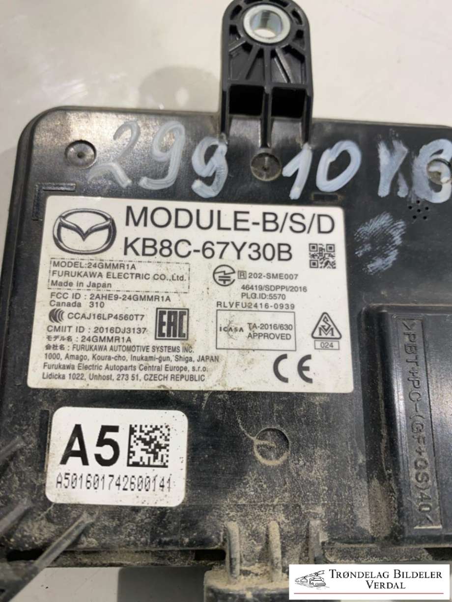 Sensor blindsone til Mazda CX-5 2017-->> (Type II)  (KB8C67Y30B|)