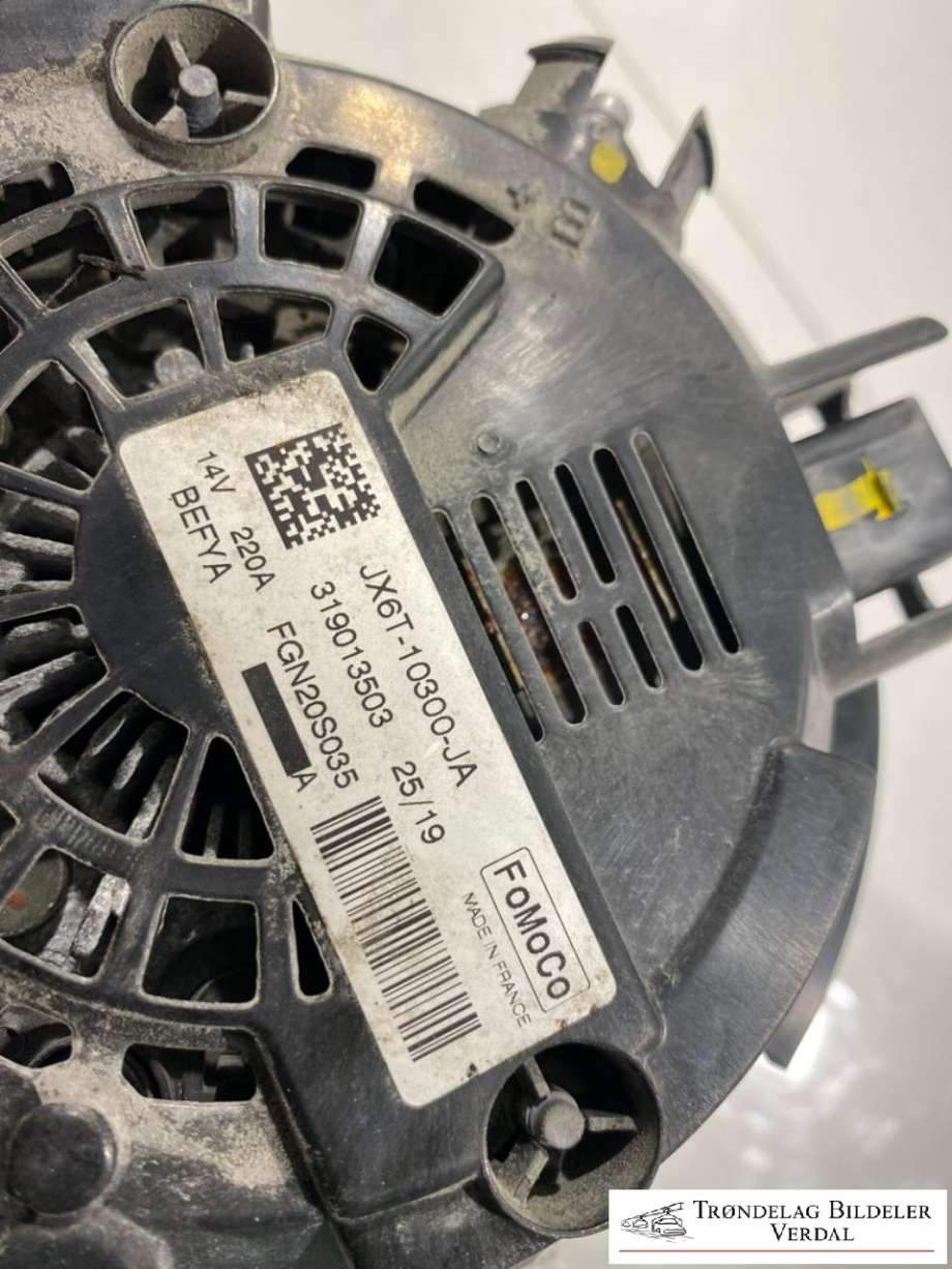 Dynamo diesel til Ford Transit Connect 2018-->> Type II, Fase 2 (JX6T10300JA|)
