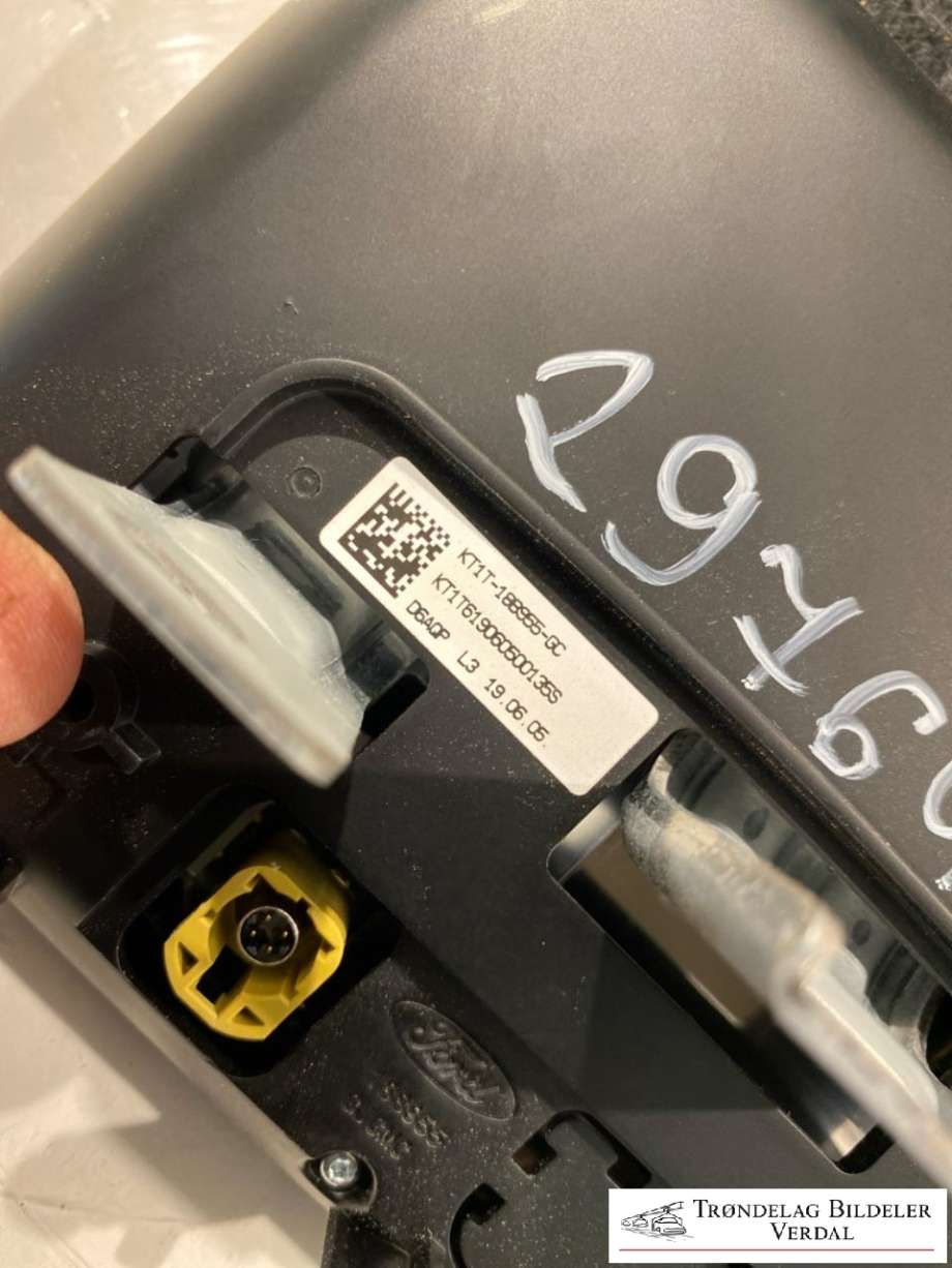 Instrument kjørecomputer til Ford Transit Connect 2018-->> Type II, Fase 2  (KT1T18B955GC|KT16T19060500135S|)