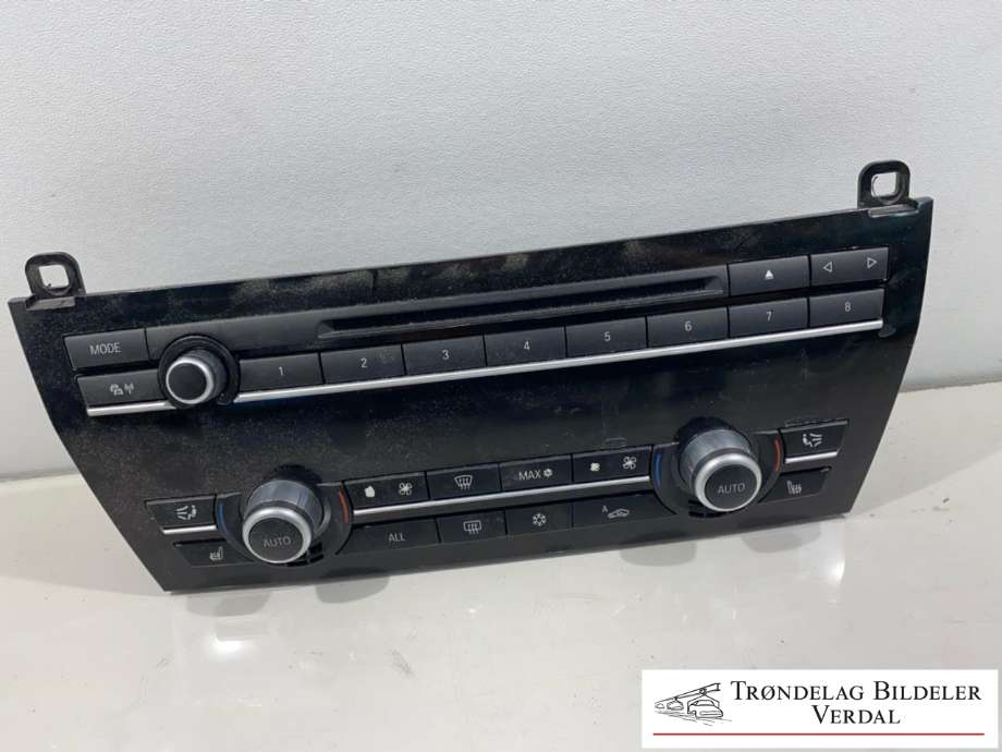 Varmeapparat betjening til BMW 7-Serie, 2009-2015 (F01/F02/F03/F04) (F01/F02/F03/F04) (924122601)