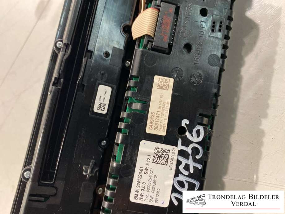 Varmeapparat betjening til BMW 7-Serie 2009-2015 (F01/F02/F03/F04) (F01/F02/F03/F04) (924122601|)