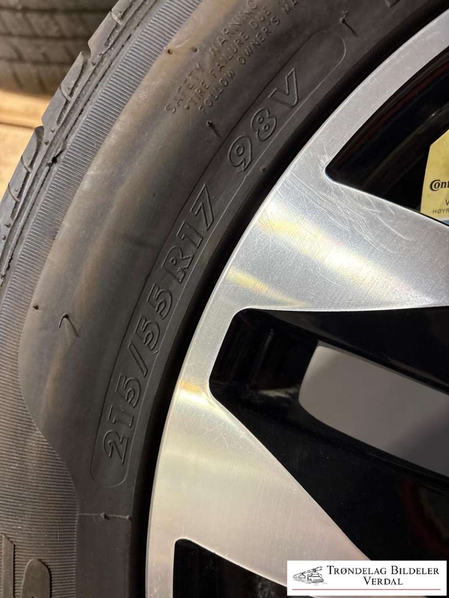 Hjulsett aluminium sommer til Suzuki Vitara 2015-->> (Type IV) (ANTANRES/ ZETUM|215/55R17|DOT: 4420 OG 4715|DYBDE: 7|5MM OG 6MM)