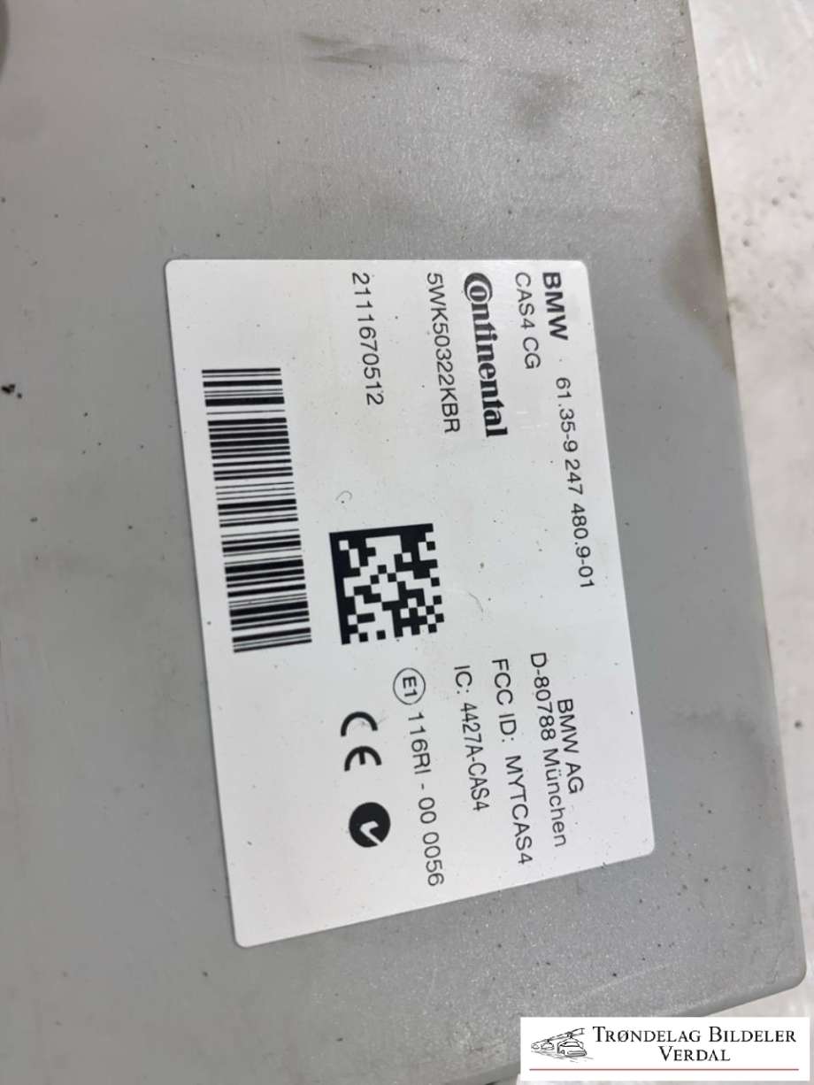 Styreenhet diverse til BMW X3 2010-2017 (F25) (F25) (61359247480901|)