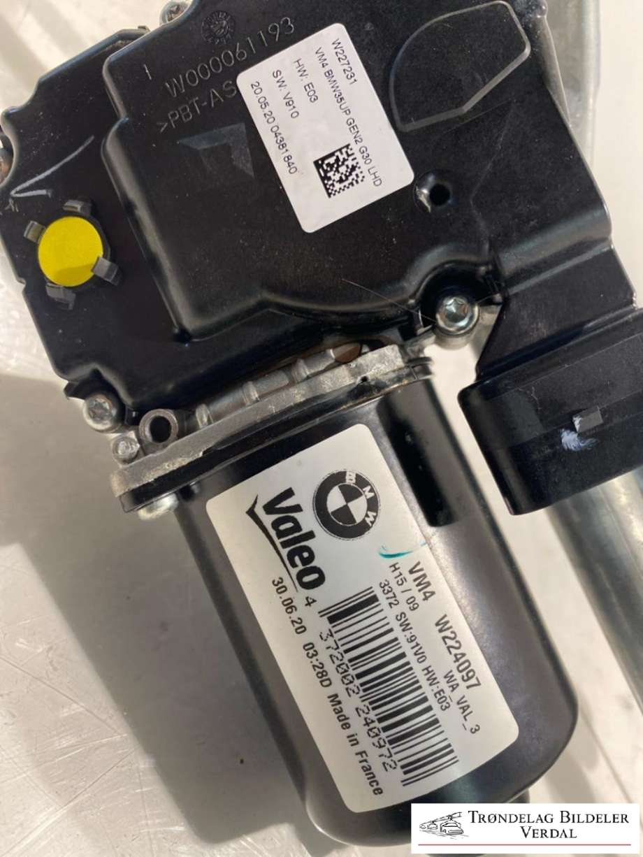 Viskermotor frontrute komplett m/overføring til BMW 5-Serie 2017-->> (G30/G31) (G30/G31) (W224097|985135102|1292027030656)